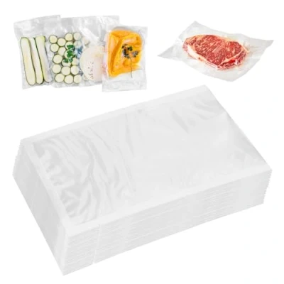 Imagen de 100pc Bolsas de Vacío para Alimentos Envasadora al 25x15cm Bolsa Gofrada Envasado Vacio Gofradas Envasar BPA Free Todo Tipo Doméstica