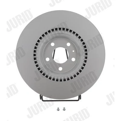 Imagen de JURID 562771JC 1 Disco de freno 356 34 5 ventilado revestido con tornillos AUDI: A6 C7 Avant, A8 D4, A7 Sportback