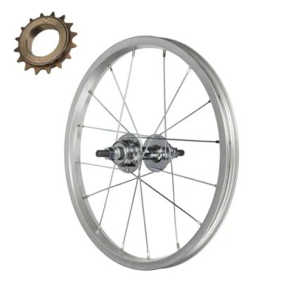 Imagen de Rueda/llanta trasera 16 x 1,75 + piñón de rueda libre dientes 1 V bicicleta Graziella MTB City Bike