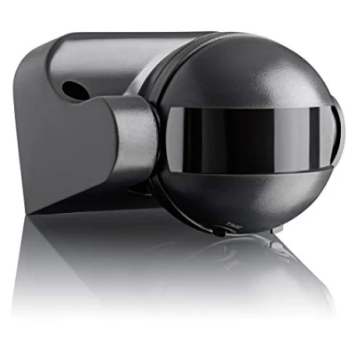 Imagen de SEBSON® 2X Detector de Movimiento Exterior IP44, Montaje Superficie en Pared, programable, Sensor Infrarrojos, Alcance 12m / 180, LED Adecuado, orientable