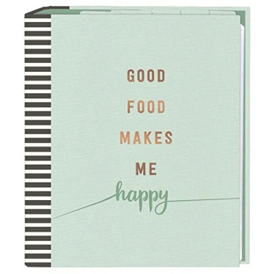 Imagen de Carpeta de recetas Good Food DIN A5 Cook &amp; Style, con fundas transparentes y bolsillos pestañas, para escribir uno mismo [Idioma Aleman]