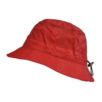 Imagen de TOUTACOO, Gorro para la Lluvia en Nailon Ajustable (02 Rojo/M/L)