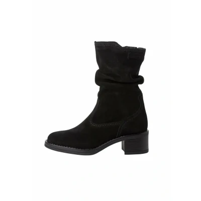 Imagen de Tamaris Botines de Tacón para Mujer, Cómodos, Negro, Piel, 38 EU