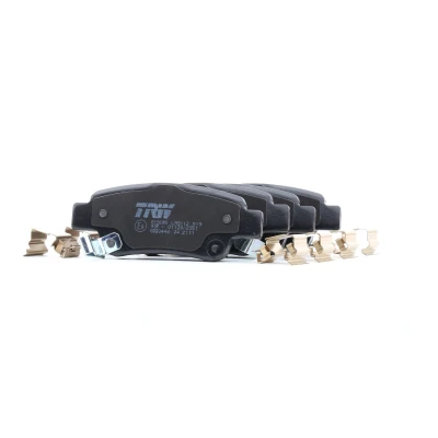 Imagen de TRW COTEC GDB3446 Juego de pastillas freno con avisador acústico desgaste tornillos pinza accesorios HONDA: CR V 3, 4