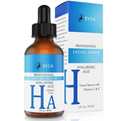 Imagen de Sérum Facial Ácido Hialurónico + Vitamina C &amp; E para Microneedling Organico y Vegano Antiedad, Antiarrugas Antimanchas 60 ml