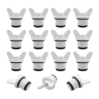 Imagen de HLIWS 15 Piezas Tapón de Rosca 1/2,Rosca macho Preventor salida,Tapón ciego,Tapón tubo,para lavadora, lavavajillas, grifería, fontanería