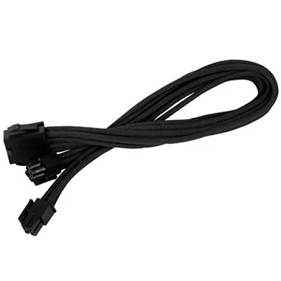Imagen de SilverStone SST PP07 EPS8B Cable extensor enfundado 30cm EPS 8pines a EPS/ATX 4+4pines, negro