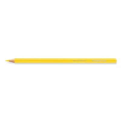 Imagen de STAEDTLER lápices de colores diseño Journey, amarillo, alta pigmentación, mina suave, madera procedente bosques certificados PEFC, forma hexagonal clásica, 6 en caja plegable,