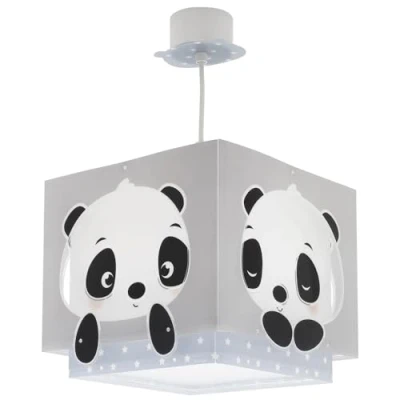 Imagen de Dalber Lámpara Infantil De Techo Colgante Panda Azul, 63162T, E27