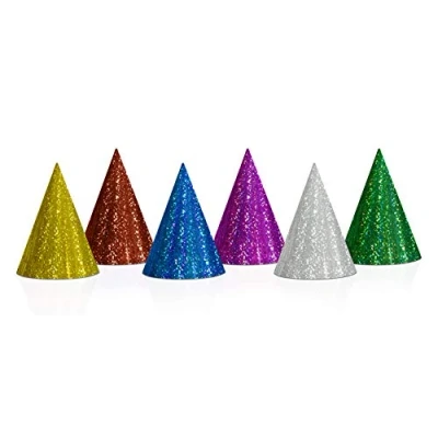 Imagen de PartyDeco Generique 20 sombreros de fiesta multicolor