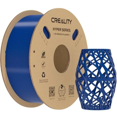 Imagen de Creality Filamento PETG Azul de 1.75mm para K1 Max, Impresora 3D Diseñado Alta Velocidad 30 a 600mm/s, 1kg (2.2 lb)/Carrete, Hyper PETG, ± 0.03mm
