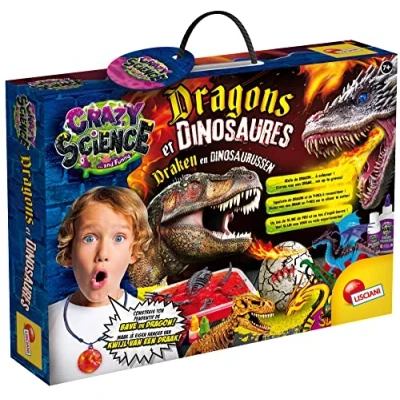 Imagen de Lisciani FR89390, Crazy Science Dragones y Dinosaurios Juego Educativo Científico Divertido a Partir de 8 Años, Talla Única