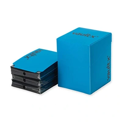 Imagen de Vault X Caja Grande de Cartas con 150 Fundas Negras Tamaño para 100+ en Porta libre PVC TCG