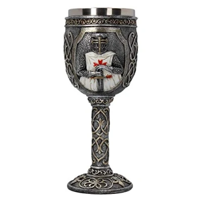 Imagen de Nemesis Now Copa templaria de 22 cm, color gris