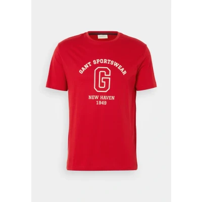 Imagen de GANT Graphic Camiseta estampada, Hombre, Talla: XXL, Ruby red