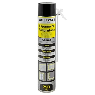 Imagen de WOLFPACK LINEA PROFESIONAL Espuma Poliuretano 750 ml. Con Canula