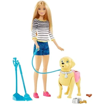Imagen de Barbie y su Perrito popó, muñeca con Accesorios (Mattel DWJ68)