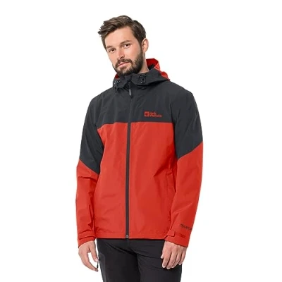 Imagen de Jack Wolfskin Weiltal 2L Jkt M Chaqueta, Red Fuerte, Hombre