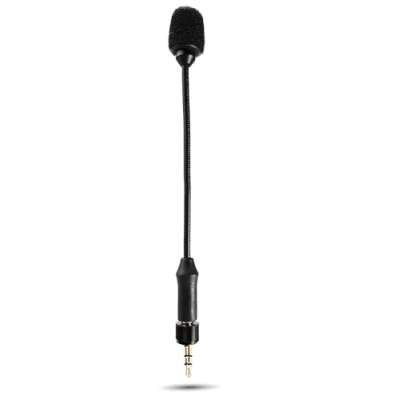 Imagen de Movo MV M101 micrófono Lavalier omnidireccional de Cuello Cisne, Compatible con transmisores inalámbricos dji Mic/Rode Wireless Go Series, Solapa para entrevistas y Creadores