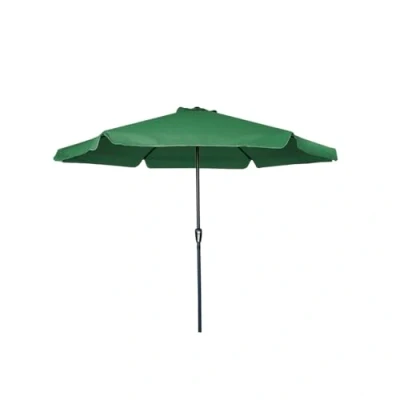 Imagen de Acomoda Textil Sombrilla de Jardín con Faldón Protector y Forro Anti UV para Exterior. Parasol Aluminio Estable Manivela, Toldo Octogonal 3 M Ø Terraza Patio. (Verde)
