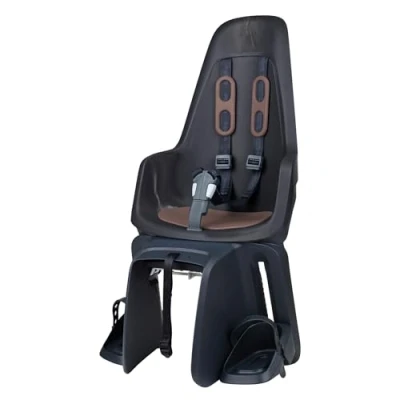 Imagen de BOBIKE 8012100025 Silla Bicicleta Trasera One Maxi EB D para Portaequipajes Segura y fácil de Montar, Adecuada niños 9 Meses a 6 años, hasta 22 kg, Eco