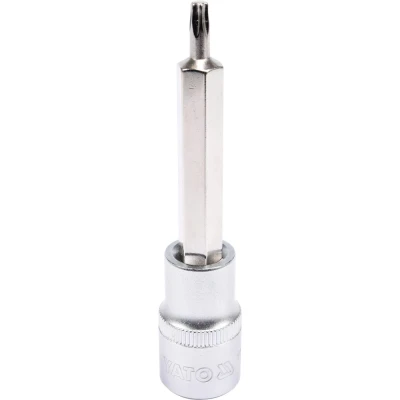 Imagen de YATO YT 04321 Piezas insertables de llave cubo 1/2&quot; 3120 T25 Acero cromo vanadio Torx