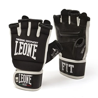 Imagen de LEONE 1947, Guantes De Kárate, Unisex Adulto, Negro, S, GK093