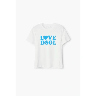 Imagen de Desigual Camiseta estampada, Mujer, Talla: Large, White
