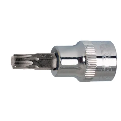 Imagen de KS TOOLS 918.3886 Piezas insertables de llave cubo DIN3120, ISO1174 T45 Acero cromo vanadio Torx moleteado