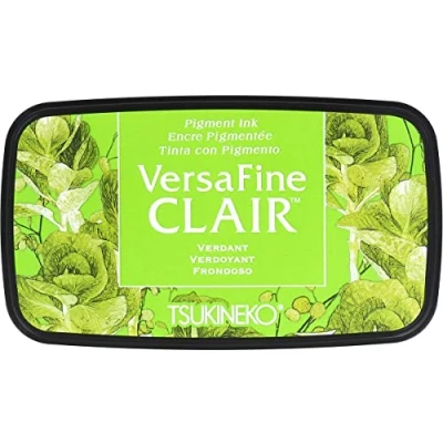Imagen de Tsukineko Verdant Piezas VersaFine Almohadilla de Tinta Clair, Material sintético, Verde, 5,6 x 9.7 2.3 cm, 76x35mm