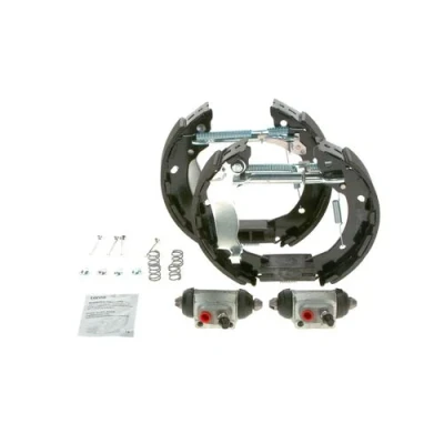 Imagen de BOSCH 0 204 114 698 Kit frenos, disco de tambor con accesorios, cilindro freno rueda