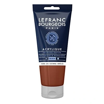 Imagen de Lefranc Bourgeois Acrílico, Tierra de Siena Tostada, 80ml Tube, 80