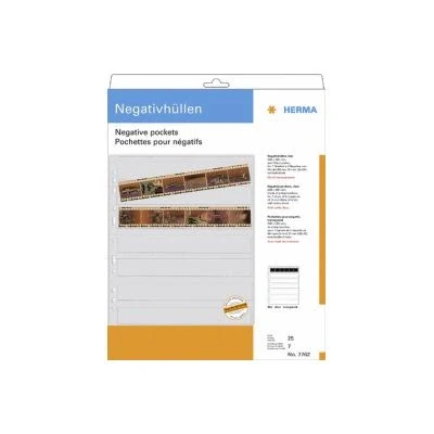 Imagen de Herma Negative Packets Pp Clear 25 Sheets/6 strips 7762