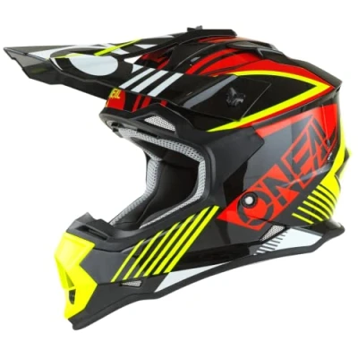 Imagen de O&#039;Neal Rush Casco MX, Unisex Adulto, Rojo/Amarillo Fluorescente, S