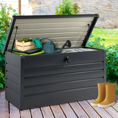 Imagen de Caja estanca de metal gris para exterior 350 L