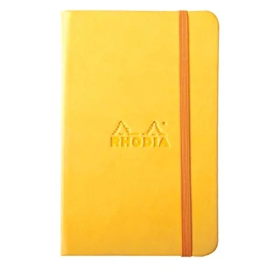 Imagen de Clairefontaine ES Cuaderno con goma elástica Rhodia 118722 C Book Rhodiarama, 96 hojas, color osterglocke A6