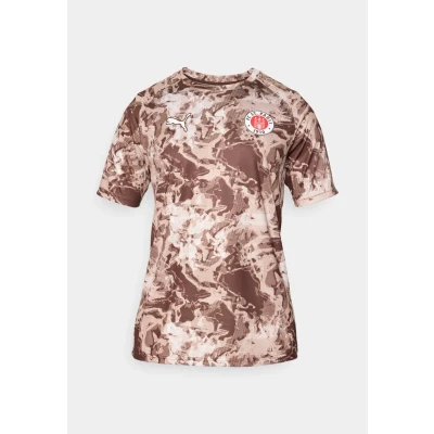 Imagen de Puma FCSP WARM UP Equipación de clubes, Hombre, Talla: Small, Espresso brown/white