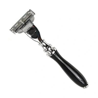 Imagen de Parker Mach 3 Compatible Razor Black resina handle mod. 111B M3