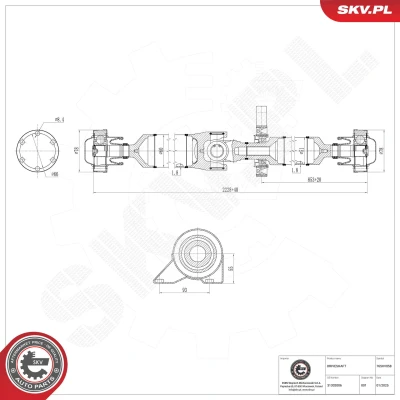 Imagen de Semi eje ESEN SKV 76SKV058