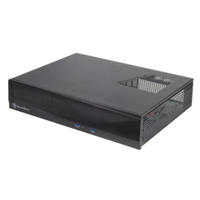 Imagen de Silverstone SST ML03B Caja de ordenador sobremesa (HTPC, micro ATX, 1 x USB 3.0, interruptor encendido/apagado integrado), negro