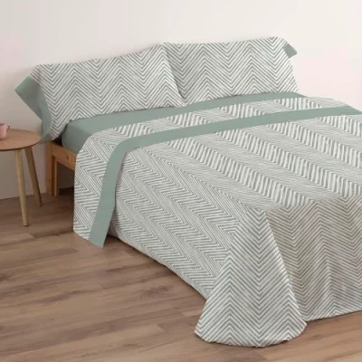 Imagen de Juego sábanas estampadas 144 hilos etni