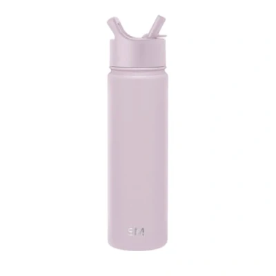 Imagen de Simple Modern Botella Agua Acero Inoxidable con Pajita Térmica Aislada para Deportes Gimnasio Summit 650ml Graphite