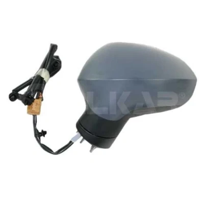 Imagen de Espejo retrovisor Alkar 6129804 izquierda imprimado eléctrico calefactable, abatible eléctricamente, convexo para vehíc. con volante a la