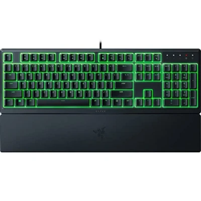 Imagen de Razer Ornata V3 X Teclado para Juegos de Perfil Bajo(Interruptores Membrana Silenciosos, Teclas con Recubrimiento UV,Diseño Duradero y Resistente a Derrames, Descanso Ergonómico Diseño US, Negro