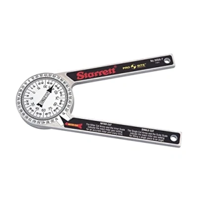 Imagen de Starrett 505A Pro Site Transportador de ángulos (aluminio, 17,7 cm)