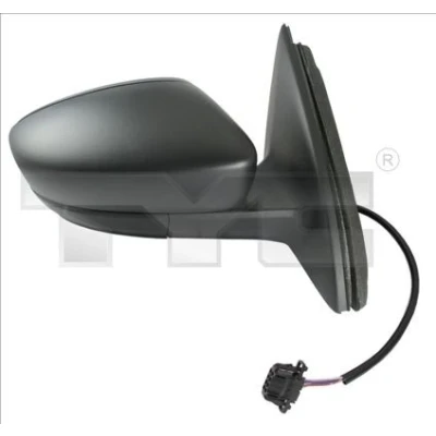 Imagen de Espejo retrovisor Tyc 332 0057 derecha para ajuste elect. espejo, convexo, calefactable SKODA: Rapid Hatchback, Spaceback, SEAT: Toledo 4