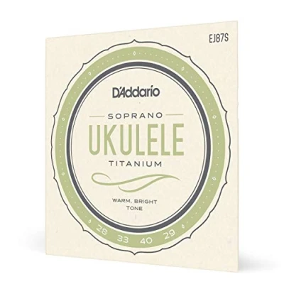 Imagen de D&#039;Addario EJ87S Titanio Soprano Ukulele cuerdas, Extruido personalizado