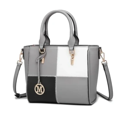 Imagen de Miss Lulu Bolsos para mujer Color Block Match Bolso de hombro ligero mediano
