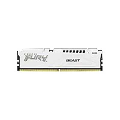 Imagen de Kingston FURY Beast Blanco XMP 32GB 5600MT/s DDR5 CL40 DIMM Memoria gamer para Ordenadores de sobremesa Kit 2 KF556C40BWK2 32