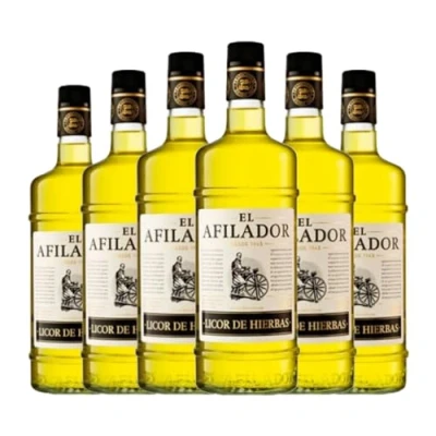 Imagen de Licor de hierbas El Afilador Botella Misil 1 L (Caja 6 L)